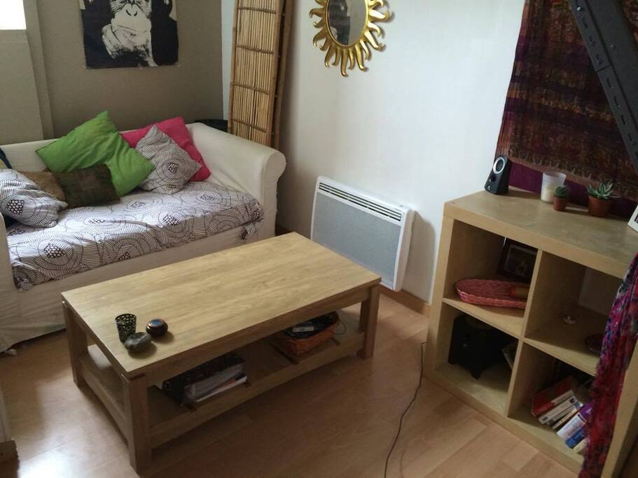 Pretty small living room, cozy and comfortable