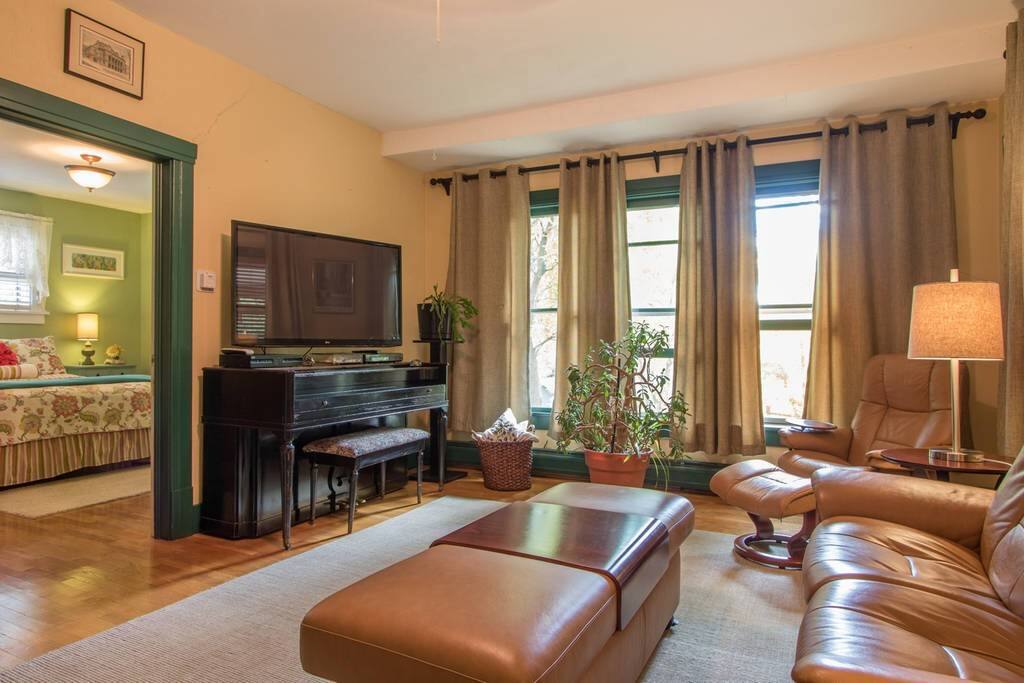 Your private living room area