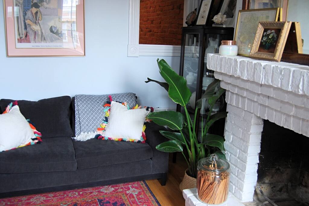 "The pictures seriously do it no justice, the exposed brick and fire places are so incredible." Airbnb guest, Anna