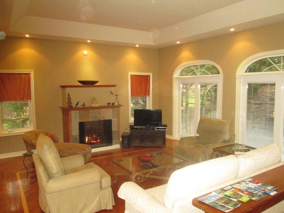 Living Area with TV and BOSE System
