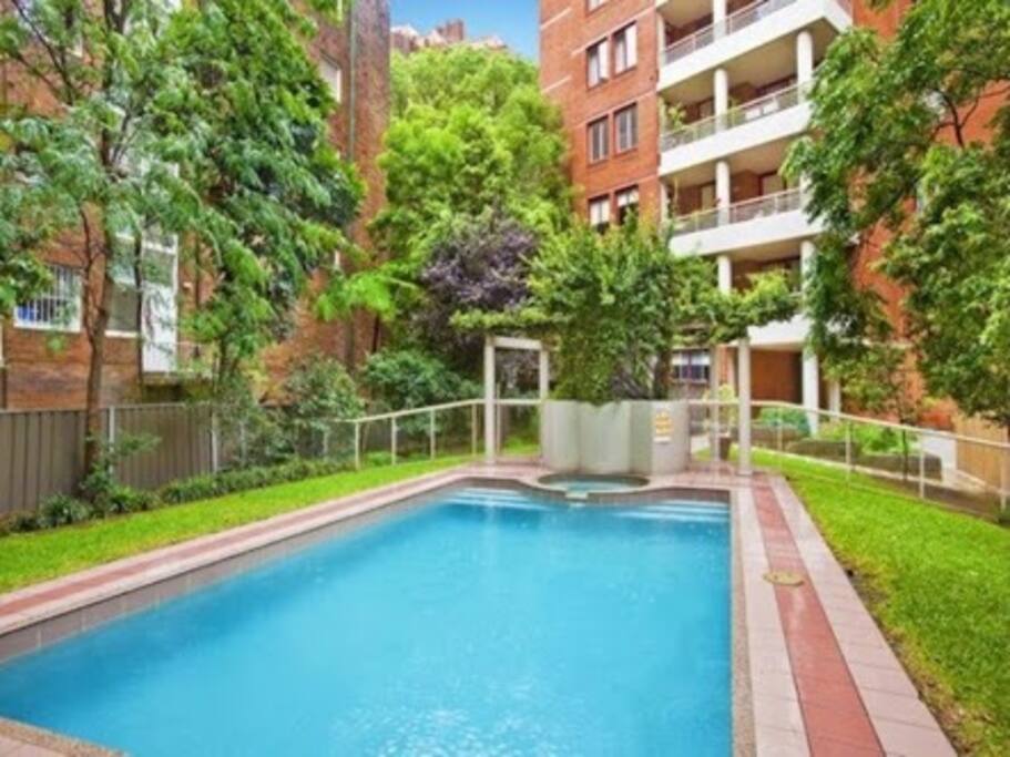Swimming pool - shared with other residents. The spa is currently not available for use.