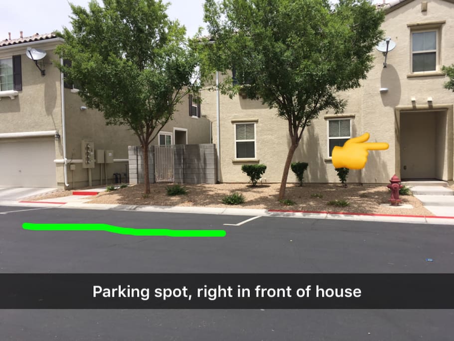 More parking in front of house if that one is taken.