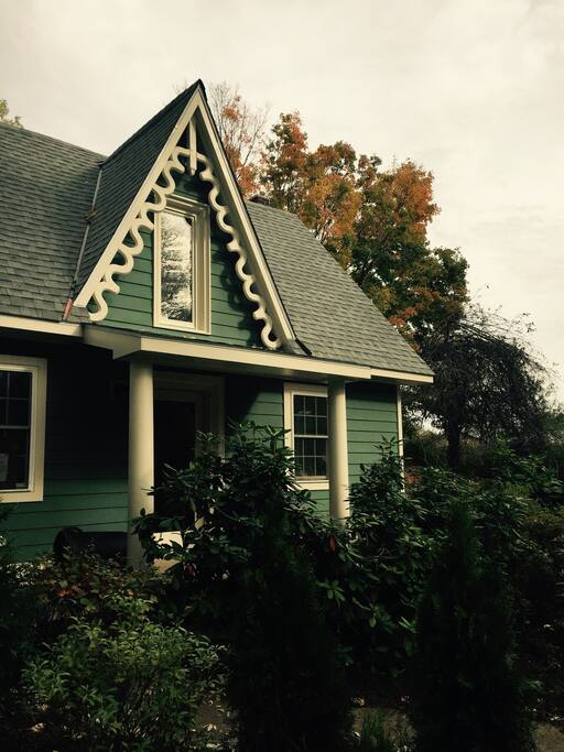 The front of the original house