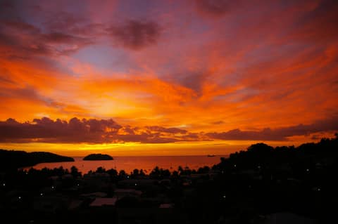 Chambre face à la mer des caraibes 350m à pieds