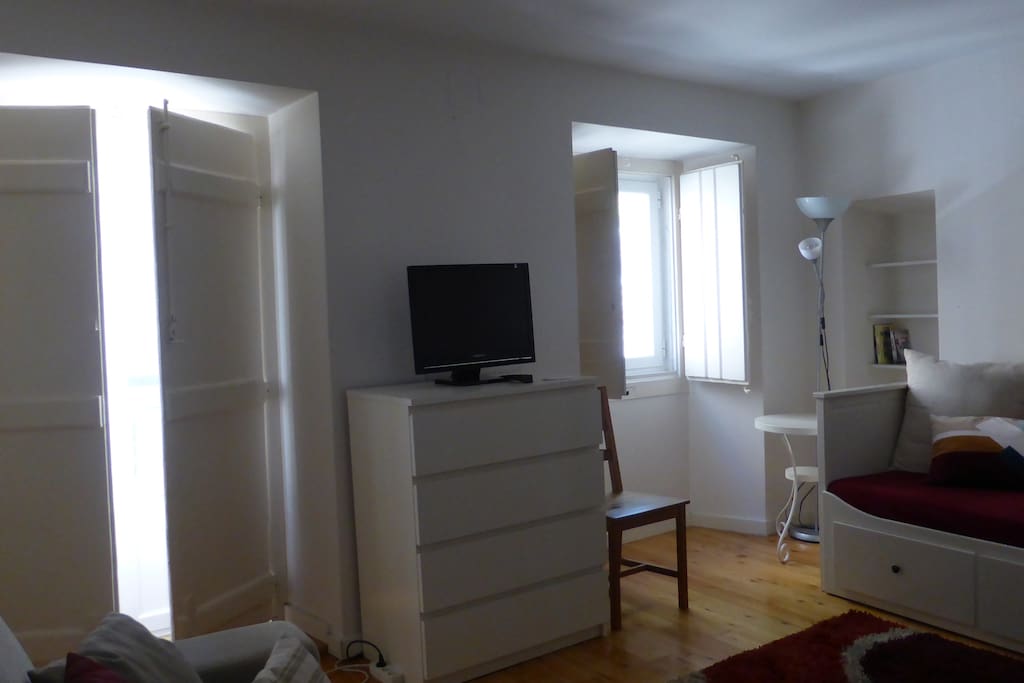 Lots of light and a french balcony.