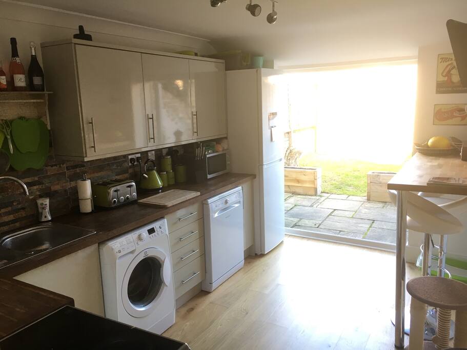 Beautiful large kitchen leading out to the garden.