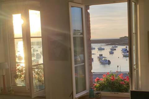 Charming duplex apartment on the port of Barfleur