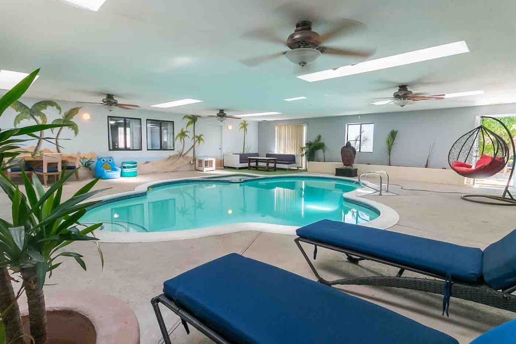 airbnb house with indoor pool