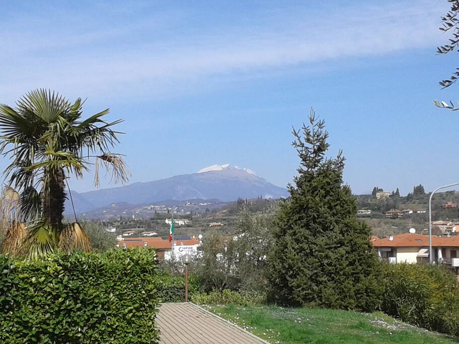 Giardino con vista sul Monte Baldo