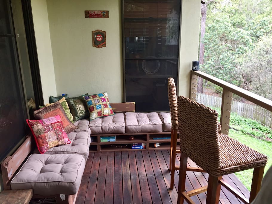 Enjoy our chilling out deck