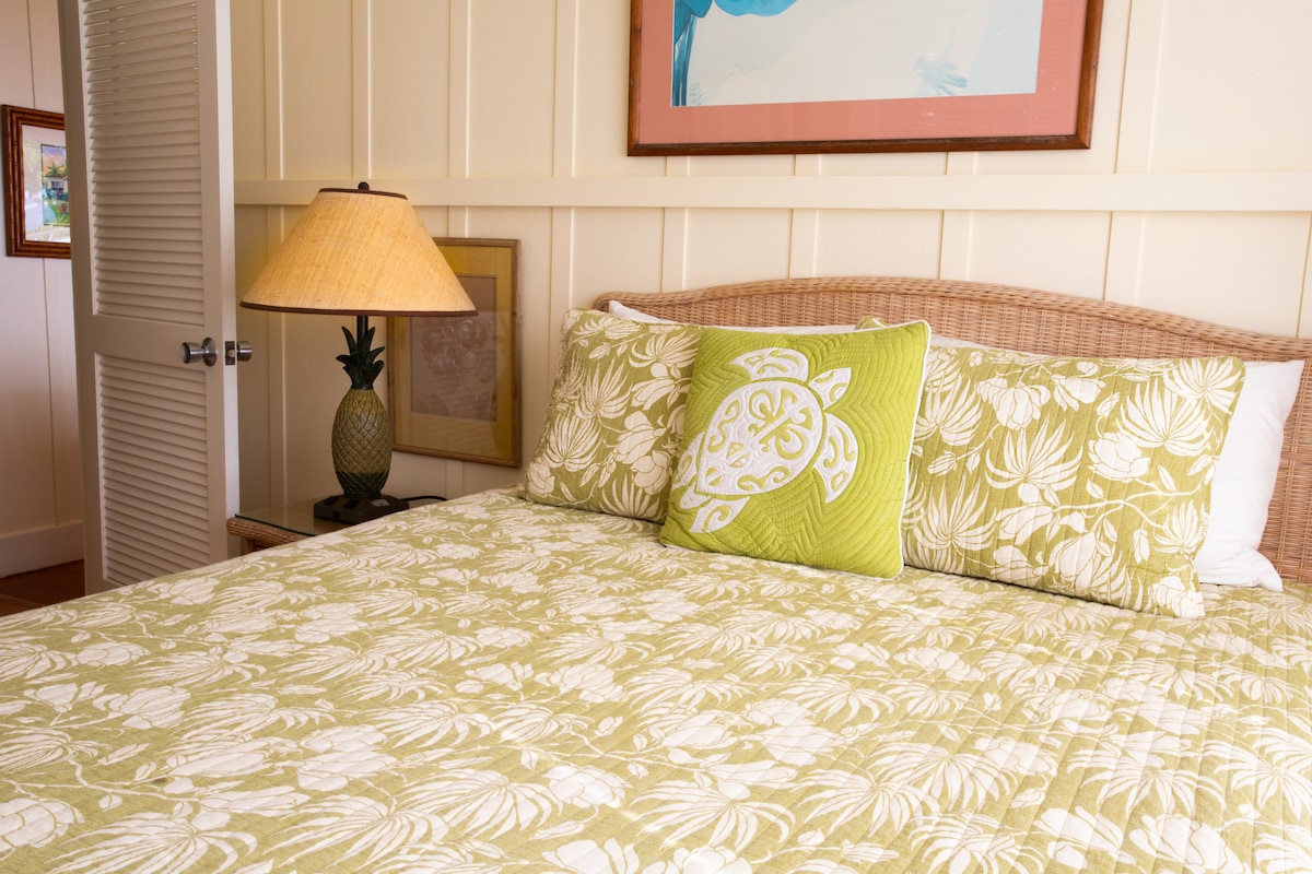 Dormitorio de invitados delantero, cama de matrimonio XL