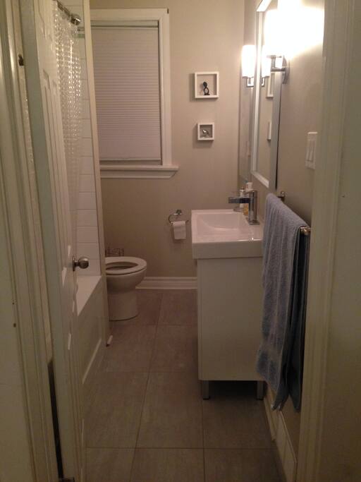 Newly renovated washroom