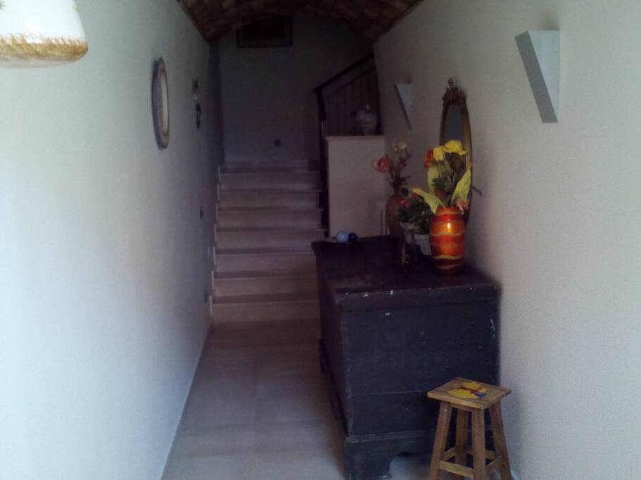 Ingresso nella struttura....