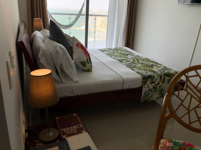 Lovely and quiet room with Caribbean ocean view