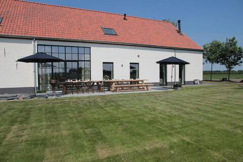 Elegant Farmhouse in Zuidzande with Private Garden