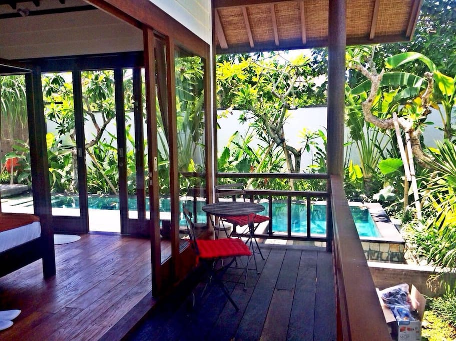 Terrace and Pool View