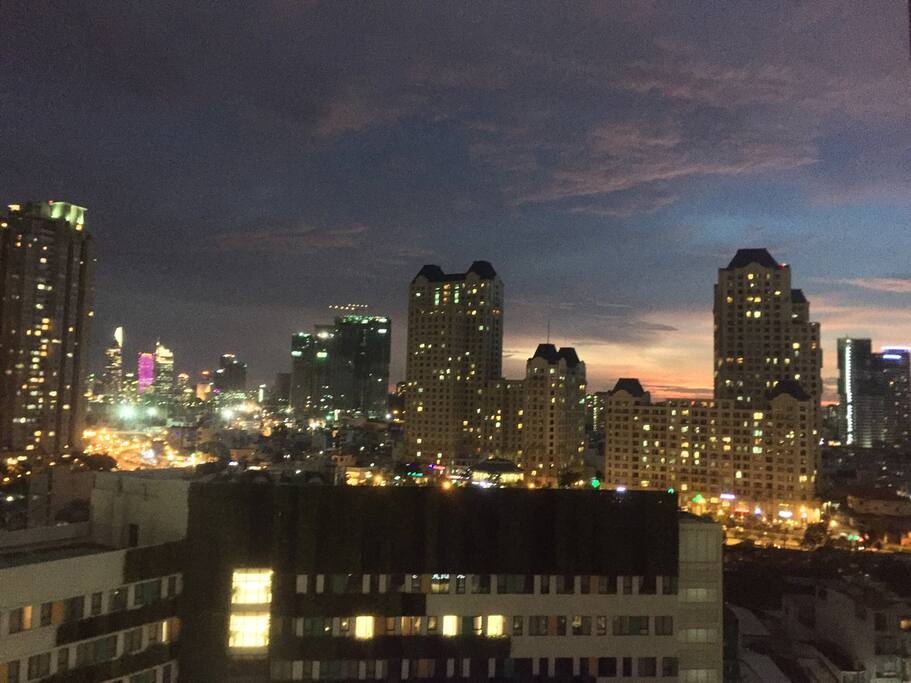 This room features one of the best city view in Vinhomes Central Park