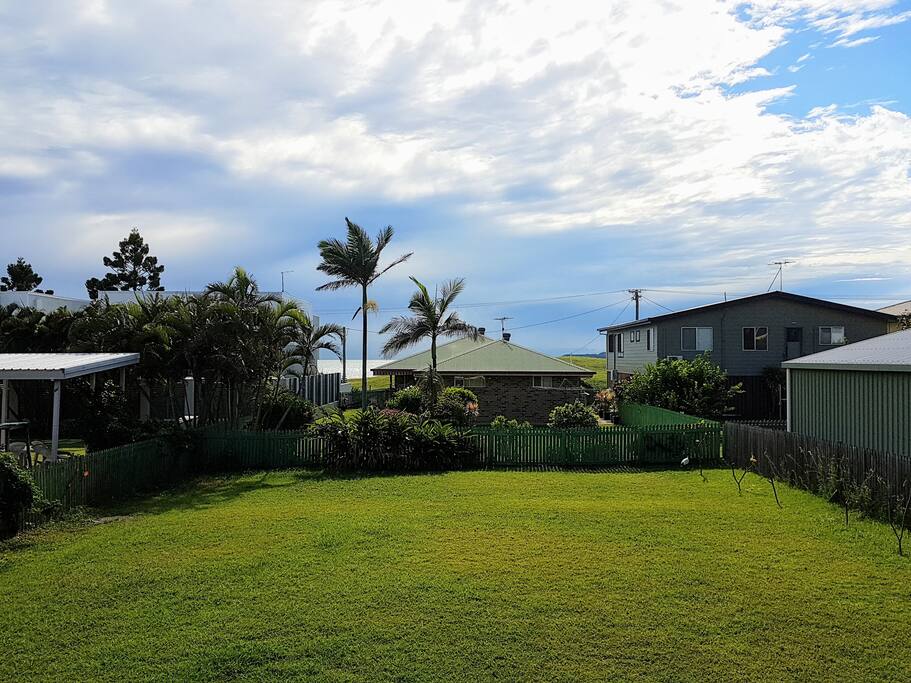 View from the back patio...