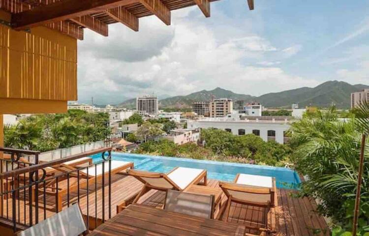 Moderno cálido apartamento en el centro histórico