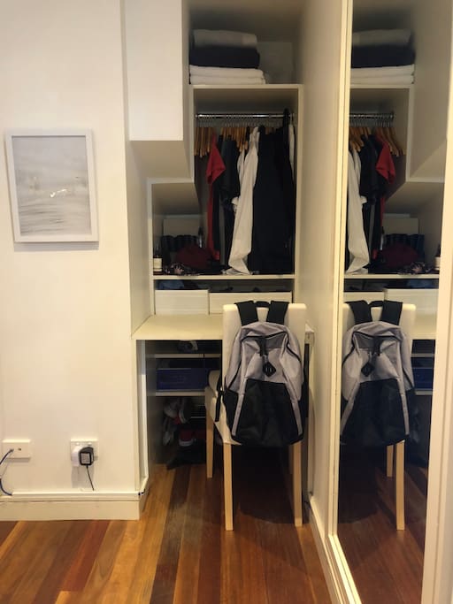 Study and clothing storage