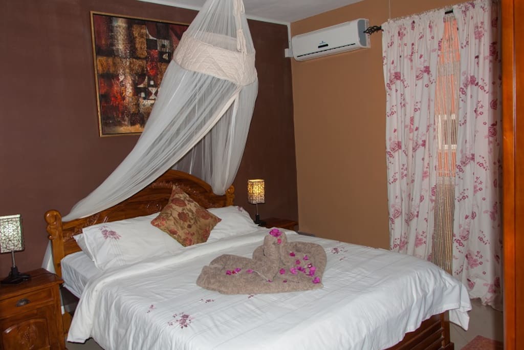 Air-conditioned bedroom