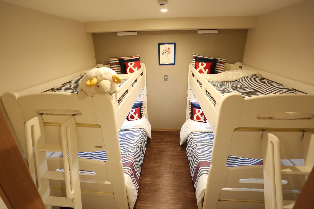 We’re providing Big size Bunk beds in the rooms