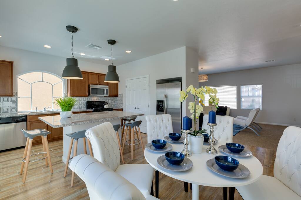 Main Floor Dinner Area/Kitchen
