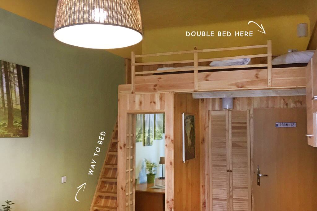 Double bed under the selling
