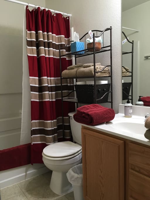Here is the guest bath.