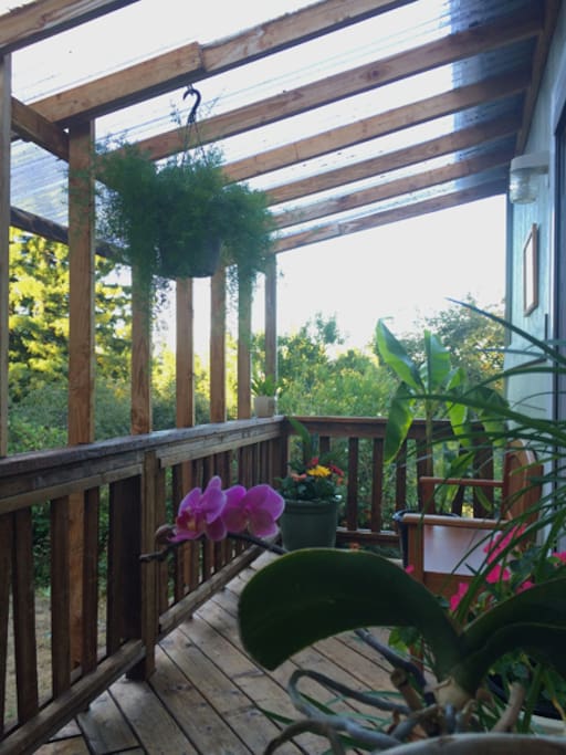 Enjoy the view from private deck