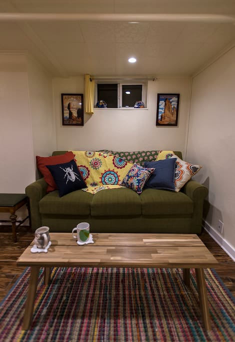 Set the mood - lights in the living room, bedroom, kitchen, and bathroom are dimmable.