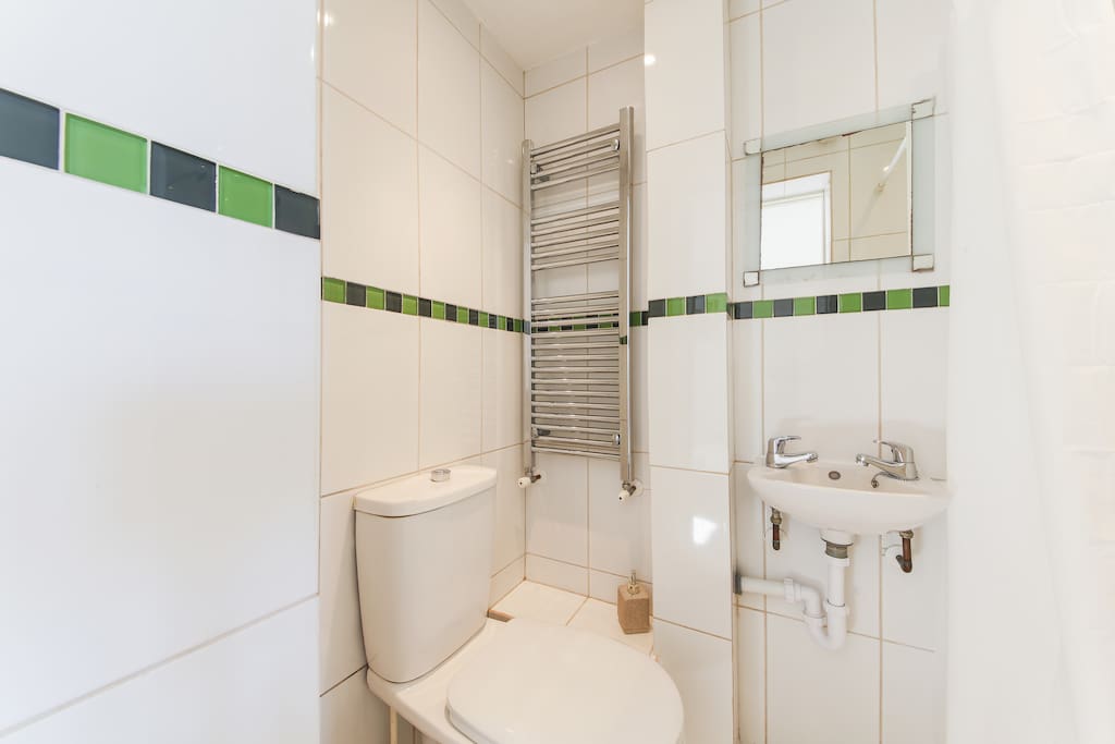 En-suite toilet and shower