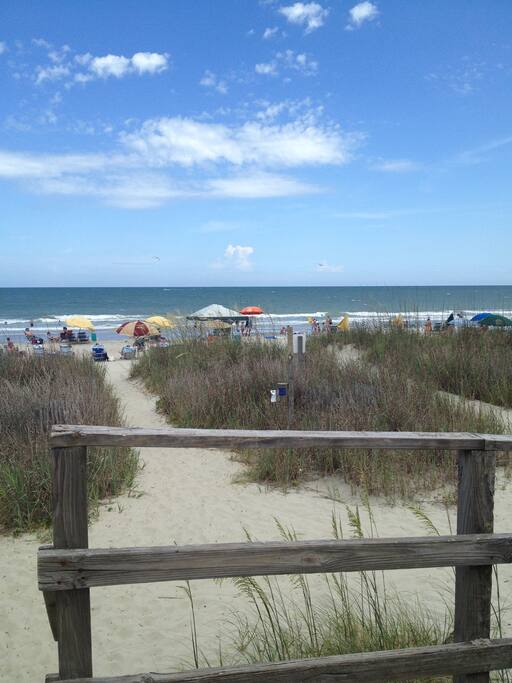 we are only 2&1/2 blocks from the beautiful Atlantic Ocean