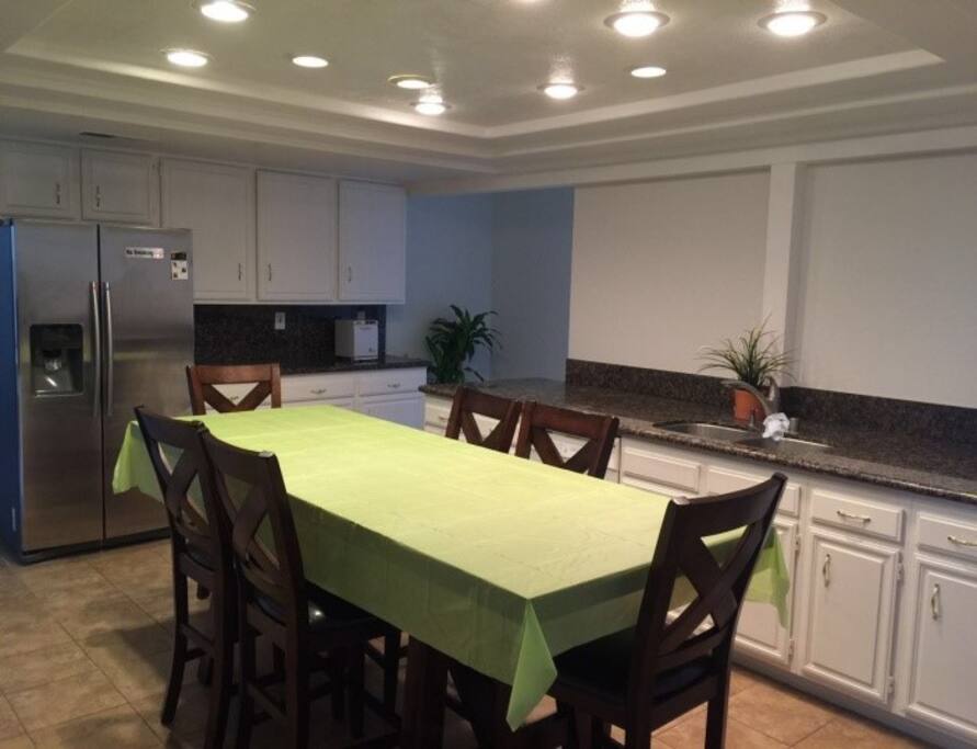 large kitchen space