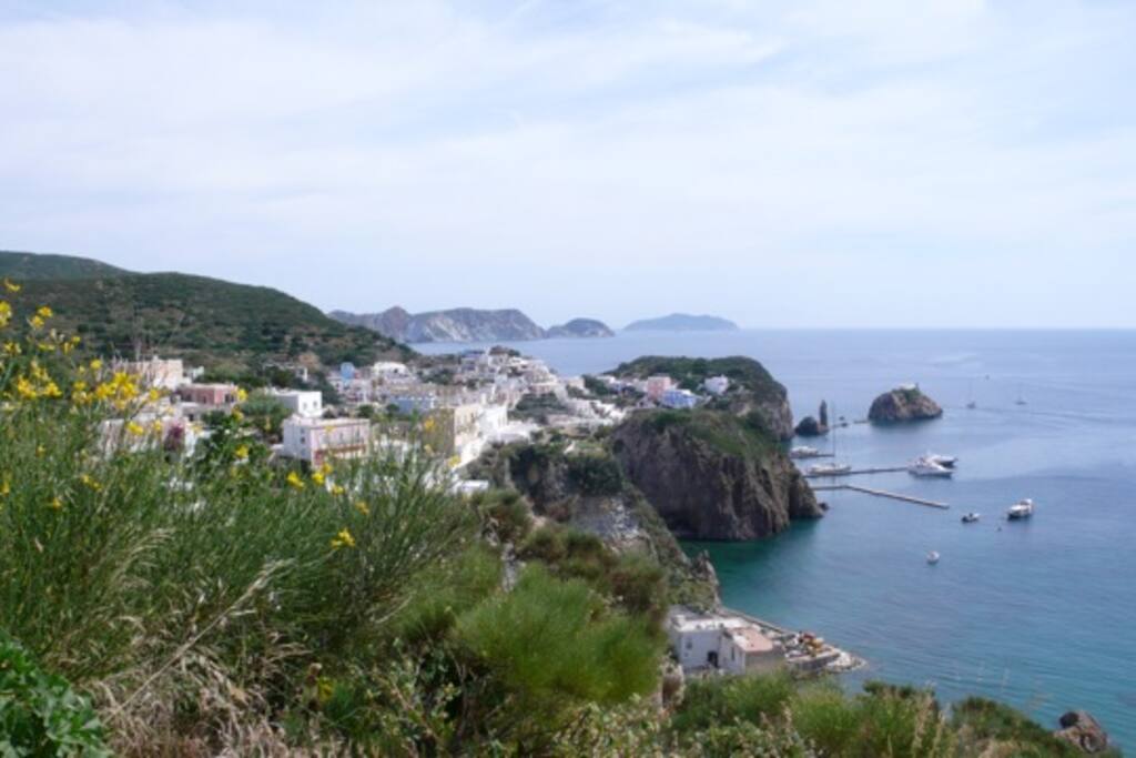 Vista dalla casa.