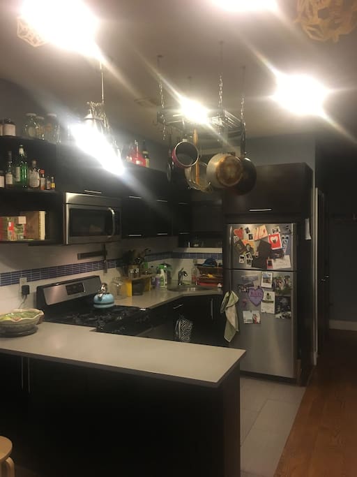 Fully equipped modern kitchen