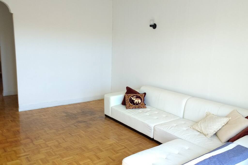 spacious living room