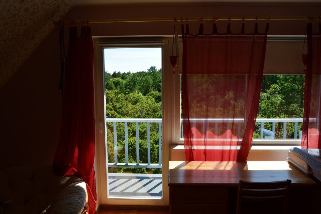 View from the first bedroom