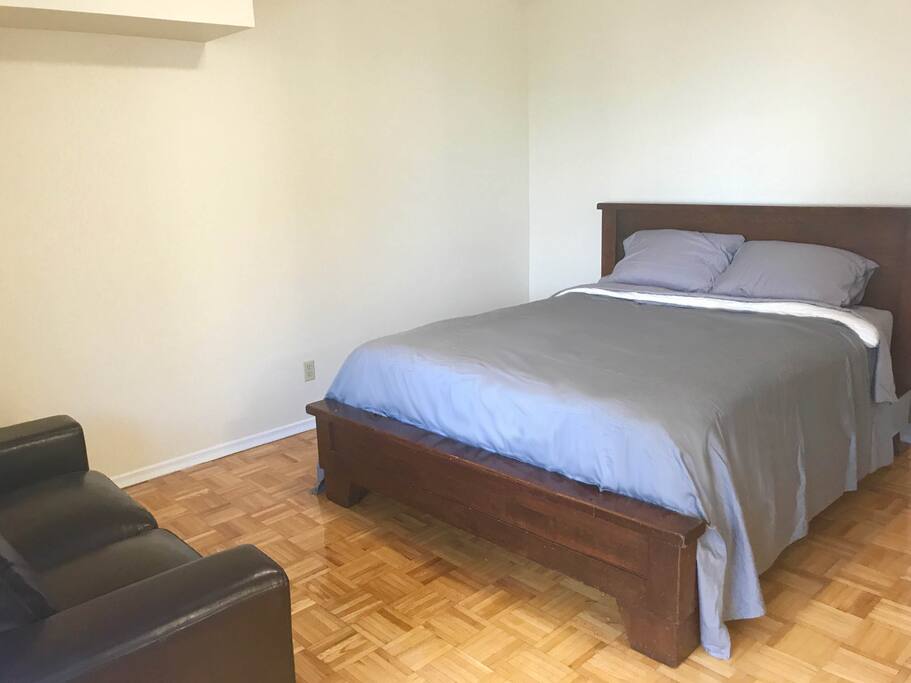 Master Bedroom with Queen Size bed and Private Balcony and Private Bathroom 2pcs.