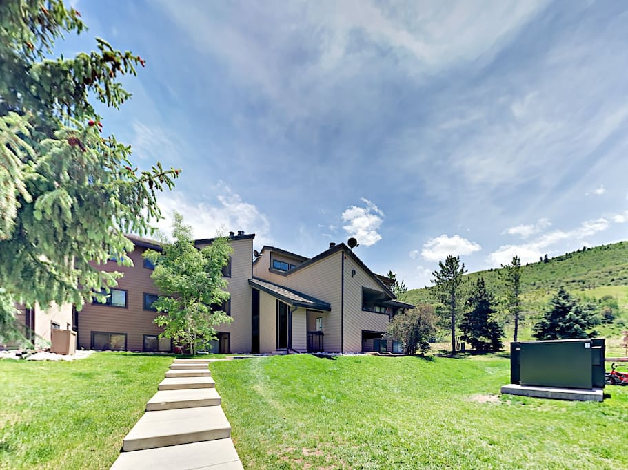 Your unit is located across the street from Beaver Creek ski parking.