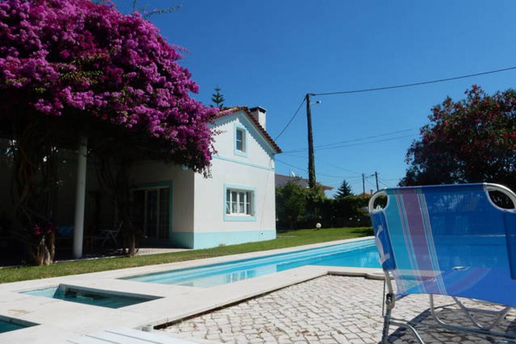 View over the pool