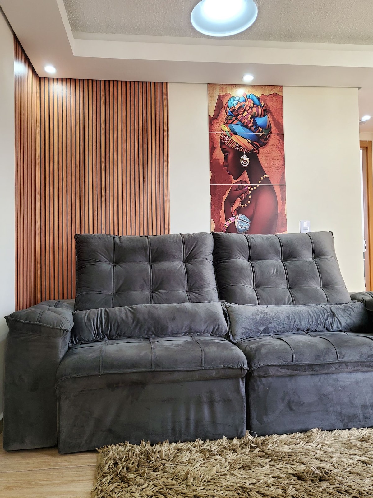 Anúncio popular: Beautiful ground floor apartment 5min Unesp-Rubião up to 4 guests em Botucatu