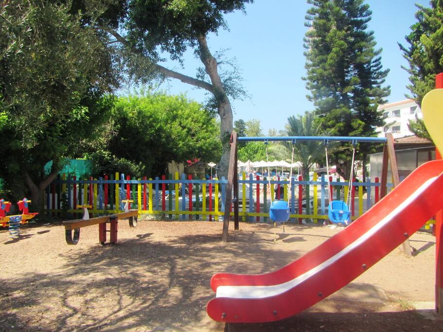 Kids playground in the hotel complex