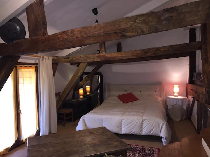 upstairs room