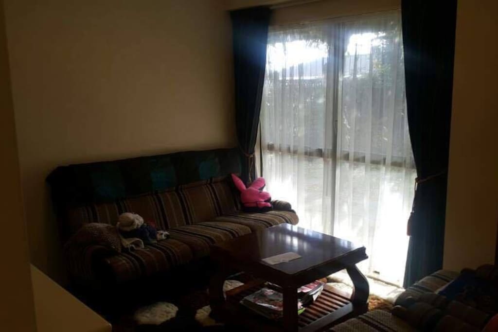 Private lounge area right outside bedroom #1.