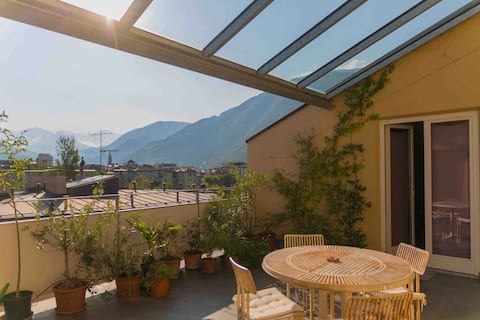 Charming rooftop apartment in the heart of Bolzano