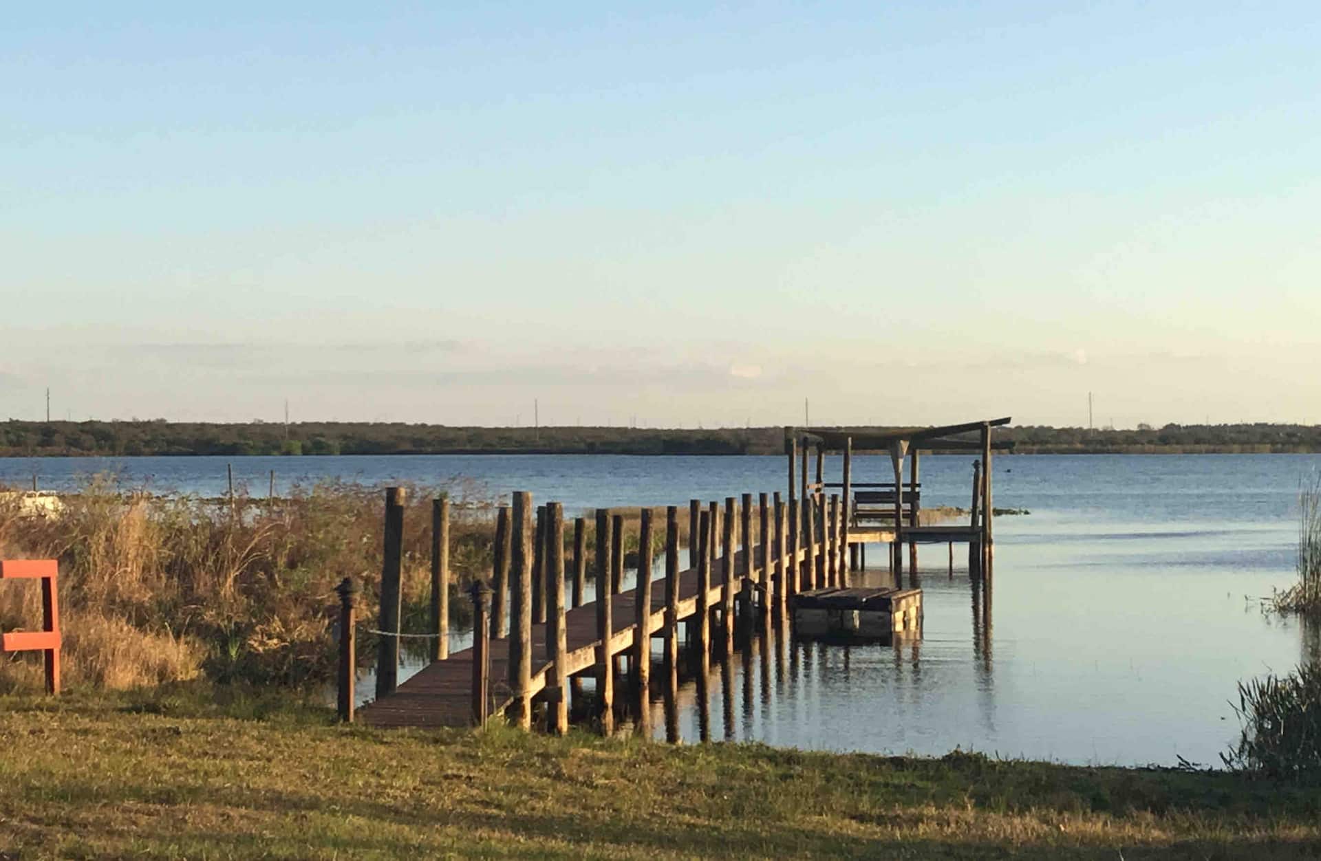 Lakefront Boat House style mobile home