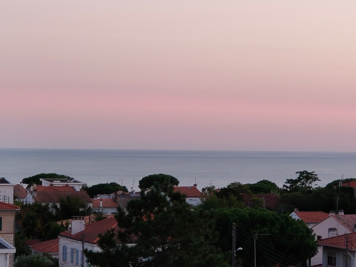 Top performing Airbnb: "Côté Plages", a panoramic view of the estuary in Royan