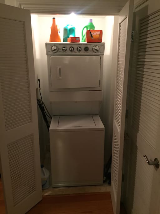 Washer and dryer
