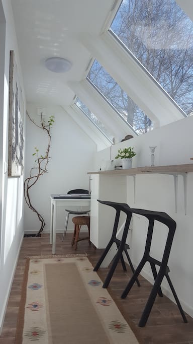 Kitchen is a guest house.